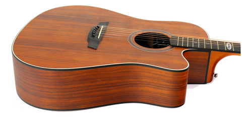 Violão Elétrico Strinberg Sd300c Folk Koa Satin Com Bag