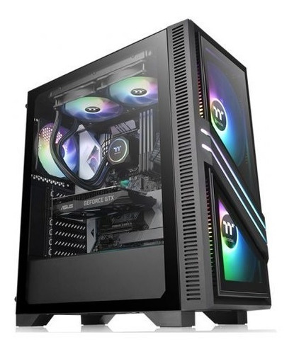 Gabinete Gamer Thermaltake Versa T35 Rgb Mid-tower Fan Negro