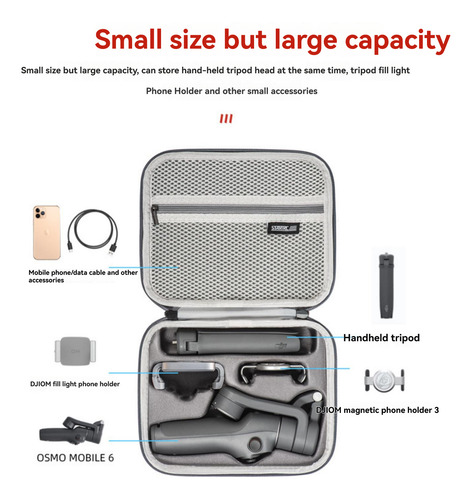 Bolsa De Almacenamiento Portátil, Funda Rígida De Viaje Con