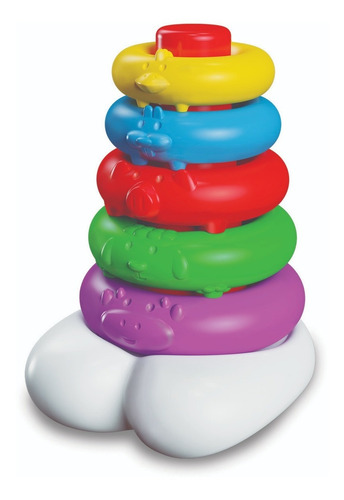 Bimbi Granja Apilable Anillos De Encastre Planeta Juguete !