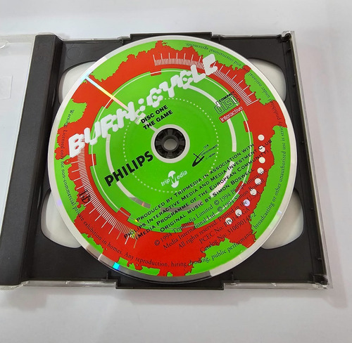 Burn Cycle 2 Discos Original Philips Cdi Excelente Estado (Usado)