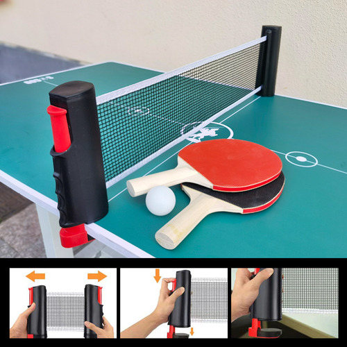 Set Combinado De Raquetas De Tenis De Mesa Portable Pillar