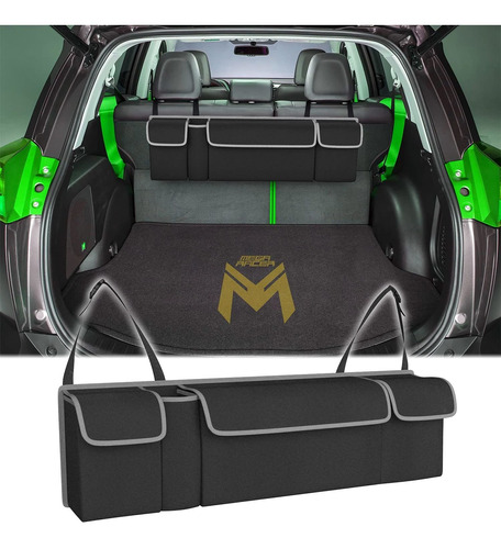 Mega Racer Black Hanging Backseat Trunk  Organizador  - Oxf
