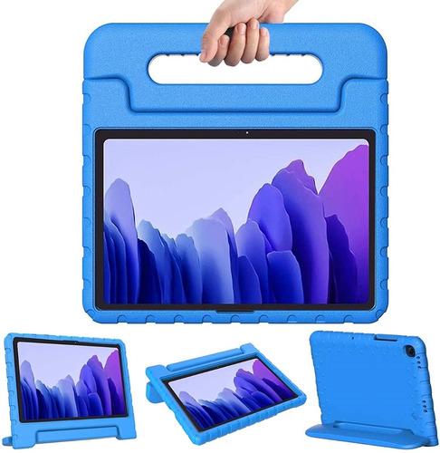 Mica + Funda Agarradera Goma Niños Galaxy Tab A7 10.4 T500