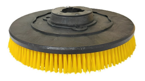 Cepillo Amarillo 19 Pulgadas Con Alza Para Pulidora De Pisos