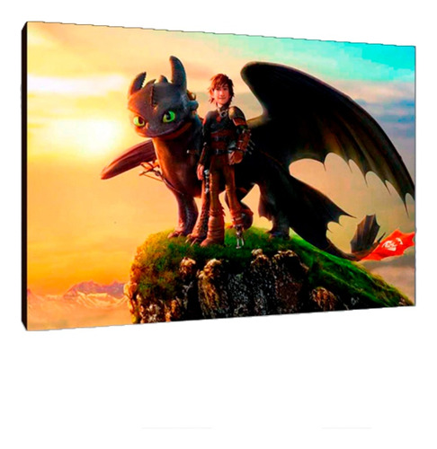 Cuadros Poster Como Entrenar A Tu Dragon Xl 33x48 (etu (77)