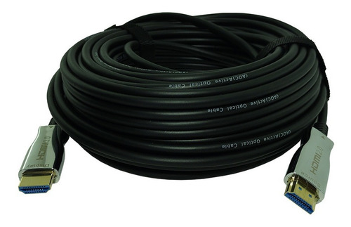 Imagem 3 de 5 de Cabo Hdmi Tv Fibra Óptica 18gbps 60hz De 20 Metros Win Cabos