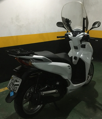 Imagem 7 de 25 de Honda Sh300i 2016 Branco Perolado Em Excelente Estado