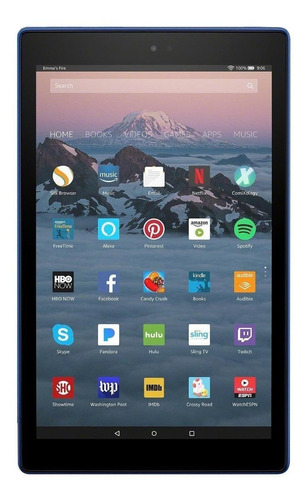 Tablet  Amazon Fire HD 10 2017 KFSUWI 10.1" 64GB marine blue e 2GB de memória RAM