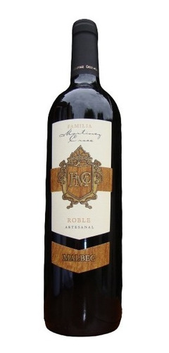 Vino Malbec Roble Artesanal Familia Martínez Croce 750ml