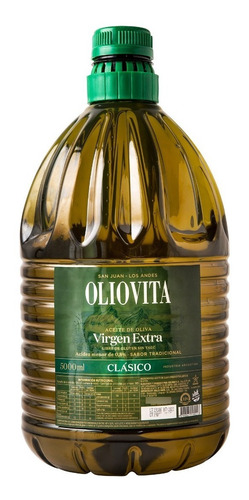 Aceite Oliva Virgen Extra Oliovita Clásico Bidón 5 Litros