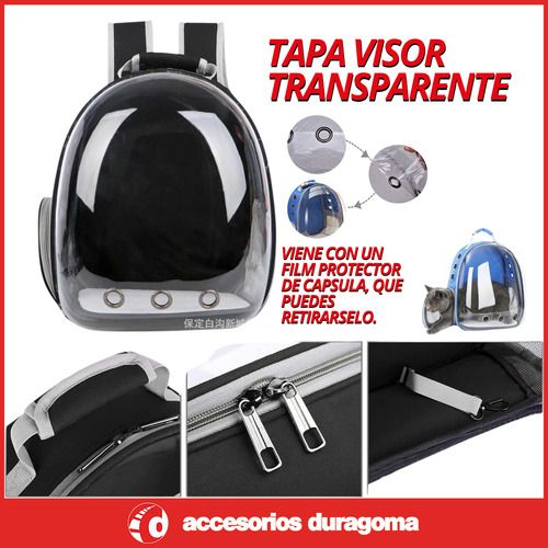 Mochila De Transporte Para Gatos Con Tapa De Burbujas Rosa Coral Claro