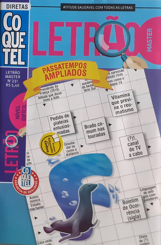 Kit 06 Palavras Cruzadas Letrão Coquetel
