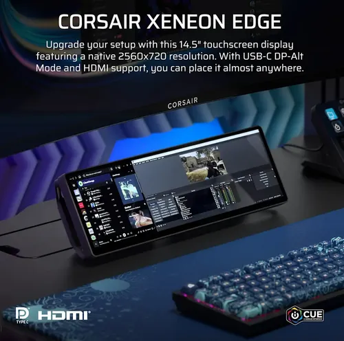 Corsair Xeneon Edge 14.5 Lcd Touchscreen | MercadoLivre