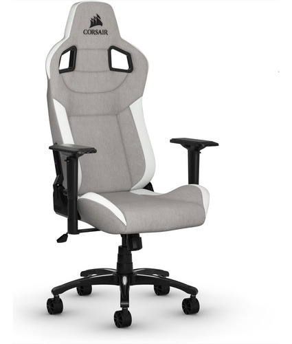 Ltc Silla Gamer Corsair T3 Rush Grey/white Tela Ergonomica