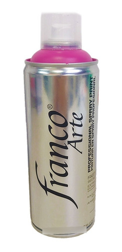 Pintura Spray Profesional Franco, 400 Ml, Color Magenta Mate