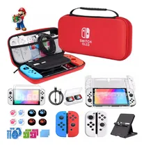 Comprar Aiyinsmart Kit De Estuche Y Accesorios Para Nintendo Switch 30 En 1,compatible Con Los Modelos Oled De Nintendo Switch