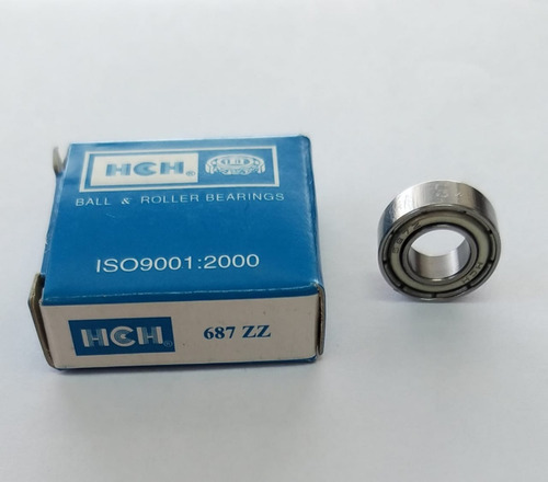Imagem 4 de 4 de Rolamento De Esfera 7x14x5 Zz Hch - Kit 2pç