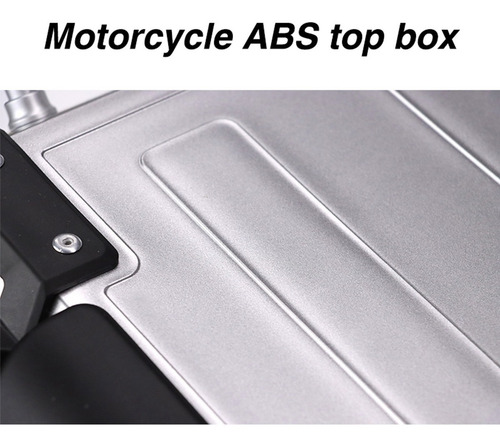 Imagen 9 de 9 de Caja Moto Top Case Abs Baul Trasero 35 L Con Respaldo