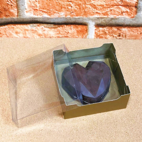 Kit Para Fabricação Coração Lapidado 10 Caixas + Forma 9836