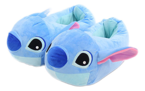 Pantuflas Cálidas De Felpa Lilo And Stitch