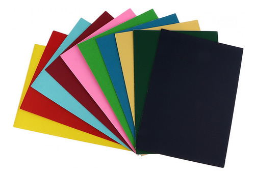 2 X 10 Piezas De Papel Gruesos De Cartón Color Regular