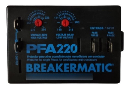  Protector Supervisor Monofasico 220v Pfa220 Breakermatic
