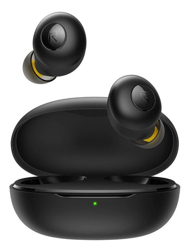 Audífonos in-ear gamer inalámbricos Realme Buds Q negro con luz LED