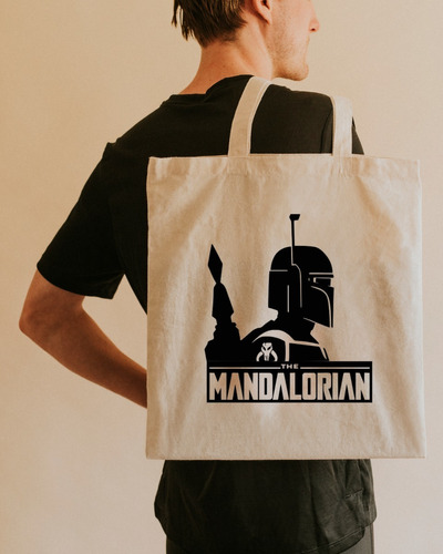 Bolsa Tela Lienzo Tote Bag Mandalorian (varios Diseños)