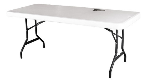 Mesa Plegable Duna 1.80mts Plástico Exterior Portafolio Blanco