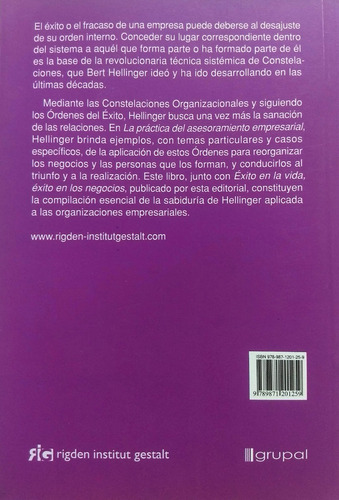 Bert Hellinger - La Práctica Del Asesoramiento Empresarial
