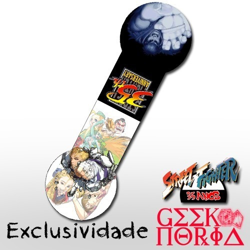 Marcador Magnético Personalizado Game Street Fighter Alpha 3