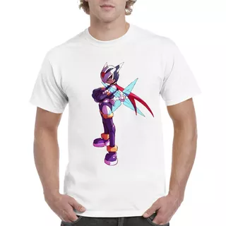 Camisa De Hombre Moderno Estilo Megaman Zero