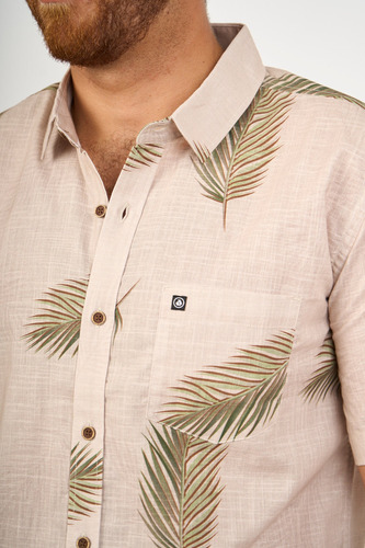Camisa Para Hombre Dunkelvolk Hawaiian Tropical Cml