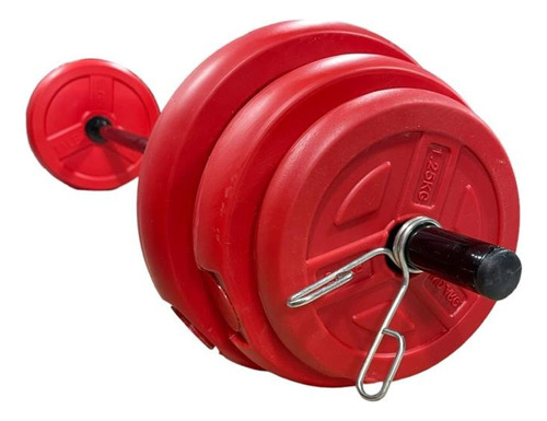 Set Body + Barra 1.20mts X 17kg Discos Lisos Premium Mr Gym