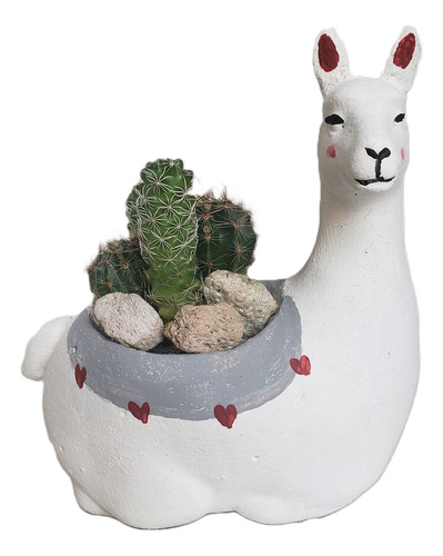 Maceta De Llama Alpaca Artesanal