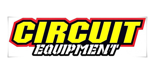 Adesivo Circuit Equipment Tunning Moto Grau Race