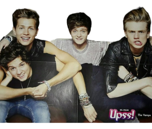 Poster The Vamps Abrazado  50 X 38