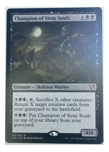 Carta Magic Champion Of Stray Souls [c19] Mtg Warrior