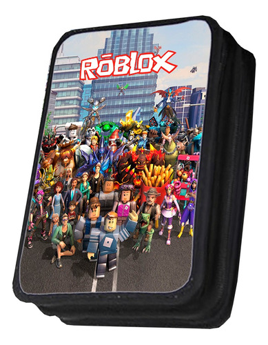 Cartuchera 2 Pisos Juego Roblox Doble Canopla 