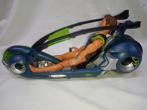 Max Steel Moto N-tek Vehículo Mattel 2004 (Usado)