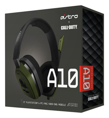 Auriculares Gamer Astro A10 Call of Duty - Multiplataforma