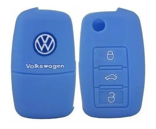 Funda Llave Volkswagen A4 Color Azul Marino 