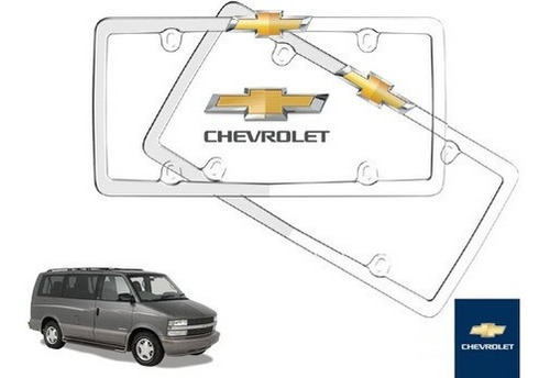 Par Porta Placas Chevrolet Astro 4.3 2000 Original