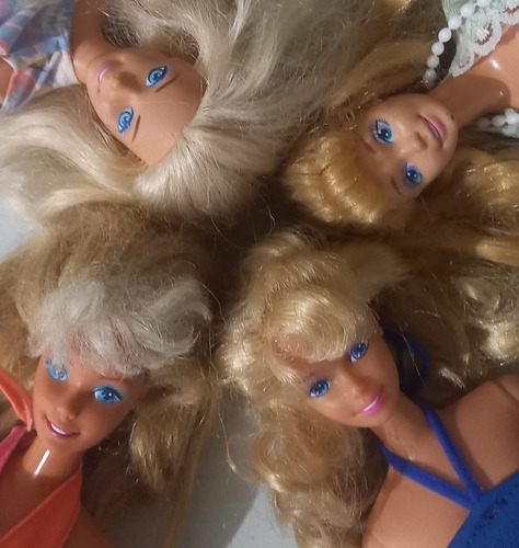 Lote De Barbies De Los 80 (Usado)