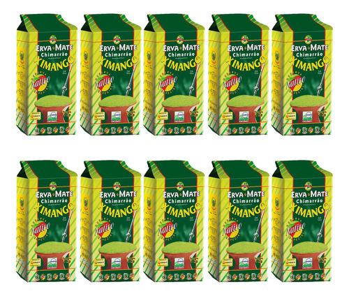 Kit 10 Erva-mate De Chimarrão Reserva Especial 1kg Ximango