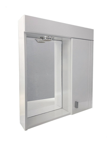 Botiquin Baño Peinador Espejo 50 Cm Con Luz Mueble Puerta