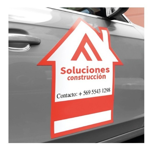 Logos Par De Imanes Para Auto, 30 X 40 Con Corte 