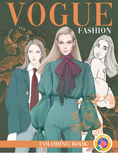 Libro: Vogue Fashion Coloring Book For Adults: Adult Colorin