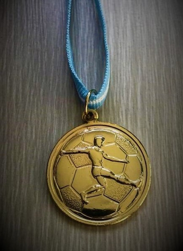 Medalla  Fútbol Deportiva Trofeos Souvenirs Cumpleaños